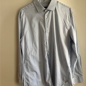 MEN’S JOHN VARVATOS BLUE BUTTON DOWN DRESS SHIRT 16 32/33